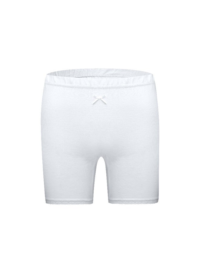 Mariposa Women’s Soft Cotton Stretchable Lightweight Half Inner Pant Everyday Wear White Pack of 6 - Image 2